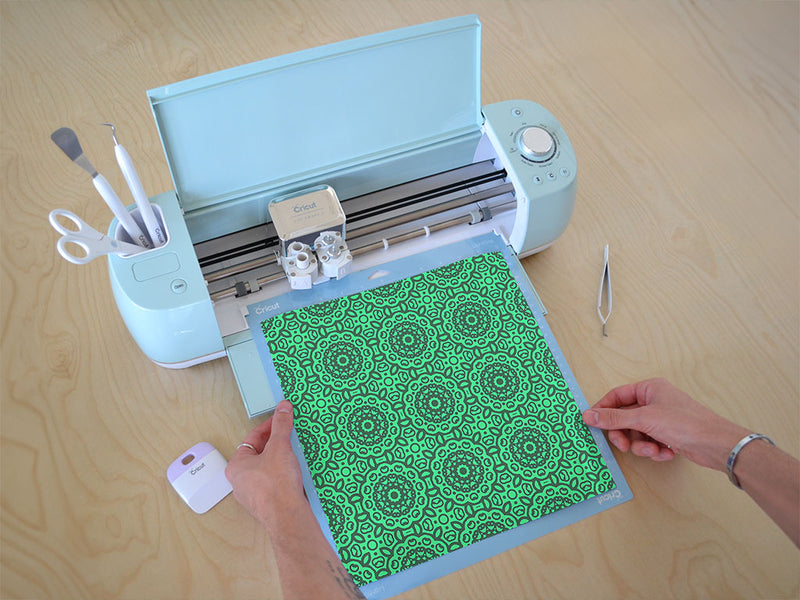 mediterranean village mosaic Cricut Compatible Vinyl