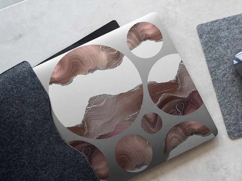 mellow mauve gemstone films DIY Laptop Stickers