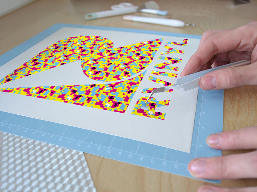 mellow out pixel Easy Weed Craft Vinyl