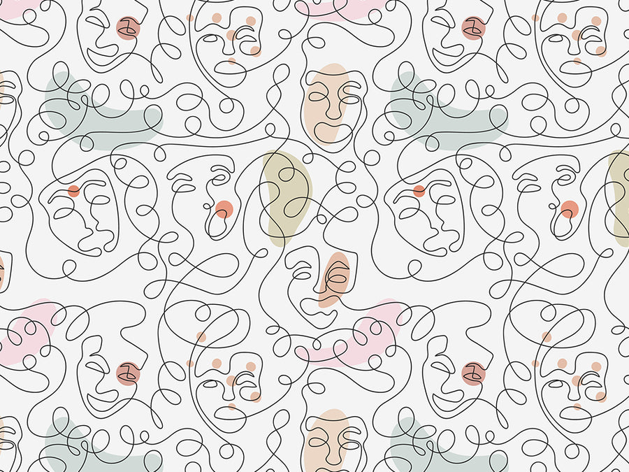 Melpomene and Thalia Movie Vinyl Wrap Pattern~Rwraps Series 914 Digitally Printed Vinyl Wrap~0