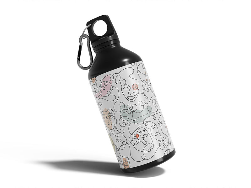 melpomene and thalia movie Water Bottle DIY Stickers