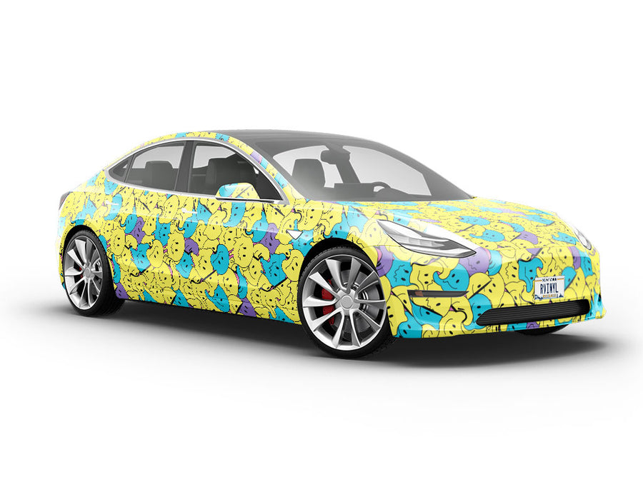 Melt With You Sticker Bomb Vehicle Vinyl Wrap