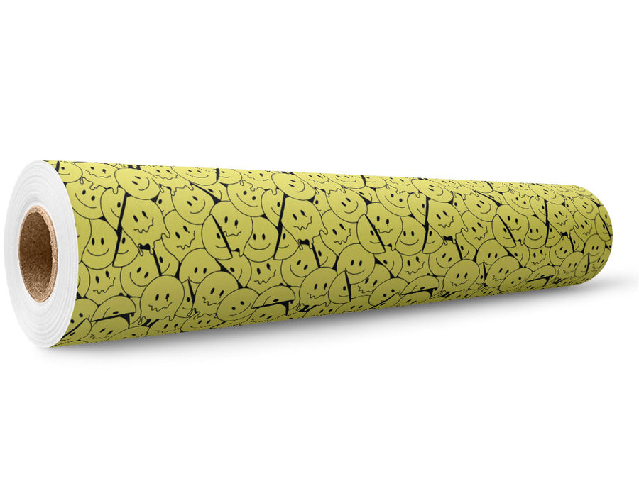 Melting Alone Sticker Bomb Wrap Film Wholesale Roll~Rwraps Series 914 Digitally Printed Vinyl Roll~5