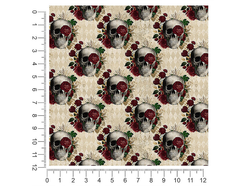 memento mori gothic 1ft x 1ft Craft Sheets