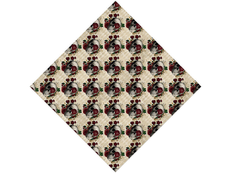 Memento Mori Gothic Vinyl Wrap Pattern