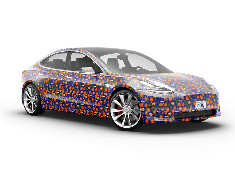 Memorial Candles Day of the Dead Vehicle Vinyl Wrap
