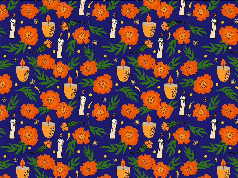 Memorial Candles Day of the Dead Vinyl Wrap Pattern~Rwraps Series 914 Digitally Printed Vinyl Wrap~0