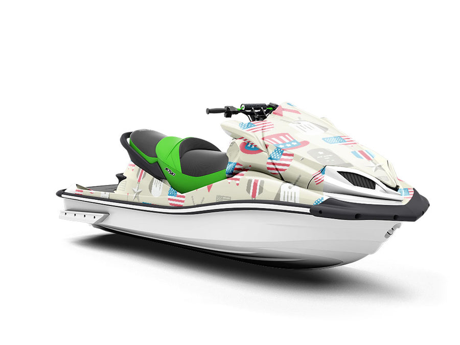 Memorial Day Americana Jet Ski Vinyl Customized Wrap