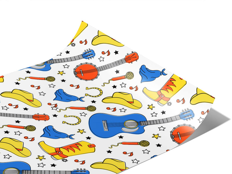 Memphis Dreams Americana Vinyl Wraps~Rwraps Series 914 Digitally Printed Vinyl Wrap~1