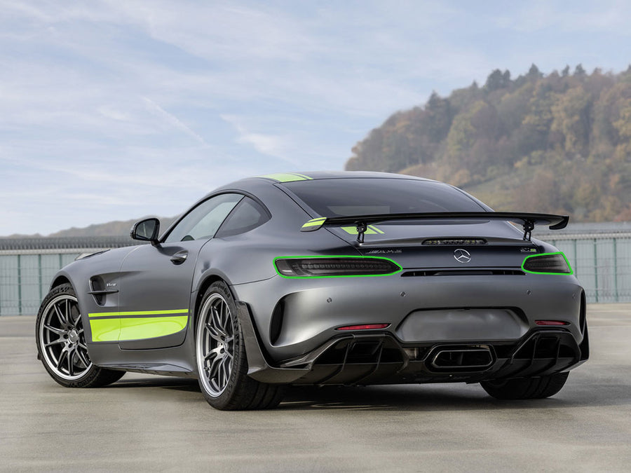 amg gt Tail Light Tint Installation Points
