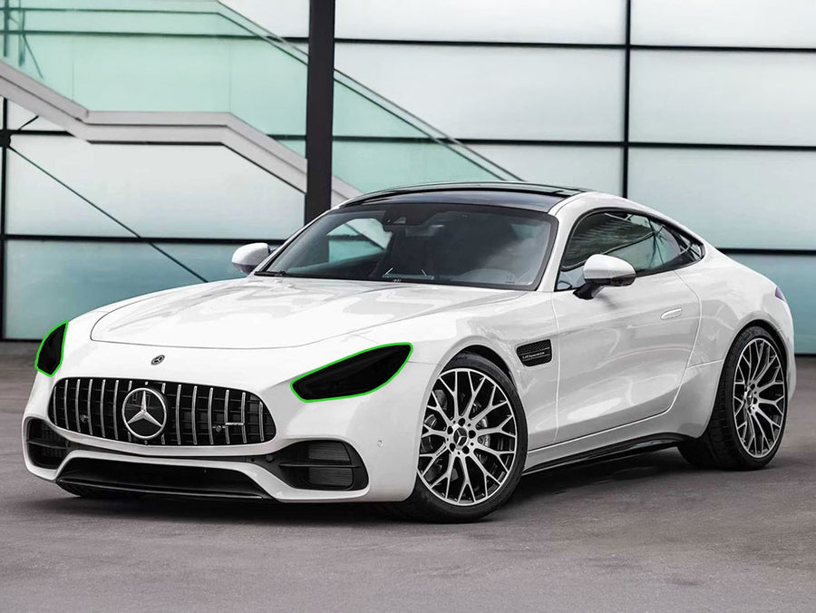 mercedes-benz amg gt 2020-2025 Headlight Tint Location