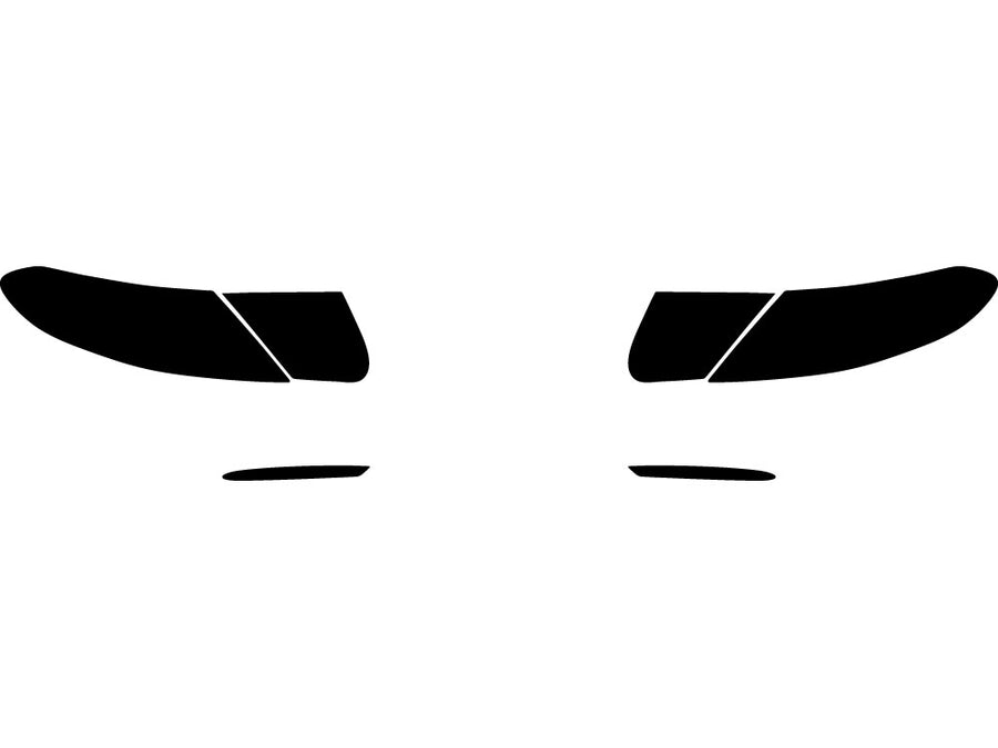 c-class (coupe) Precut Tail Light Tint Diagram