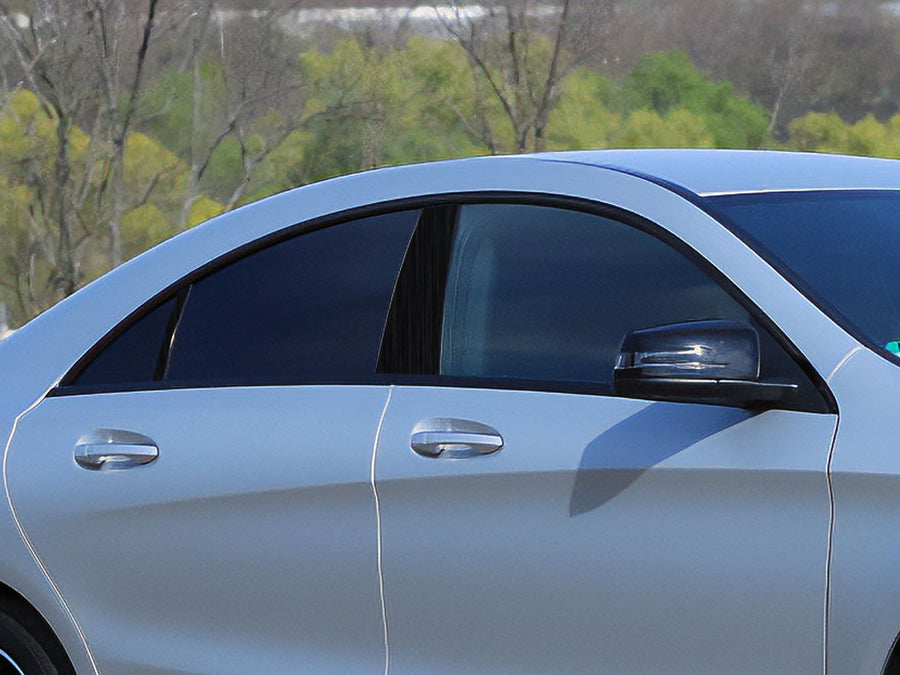 mercedes-benz cla-class 2014-2018 Brushed Aluminum Black Pillar Cover Diagram