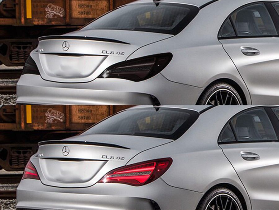 cla-class Before and After Smoked Taillights