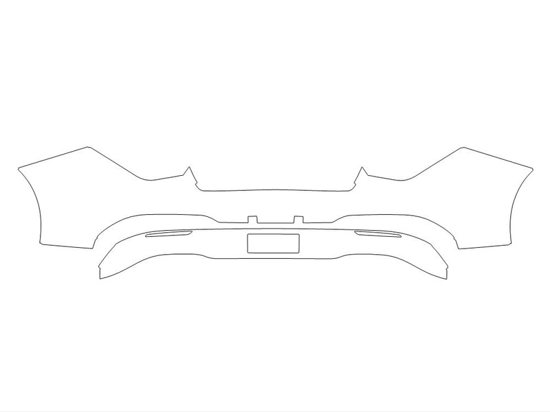 cla-class Avery Dennison Clear Bra Door Cup Precut PPF Diagram
