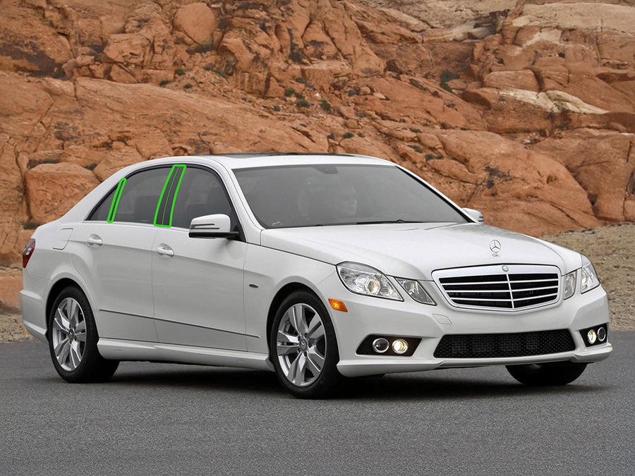 mercedes-benz e-class 2003-2009 (sedan / wagon) Pillar Post Trim Installation Location