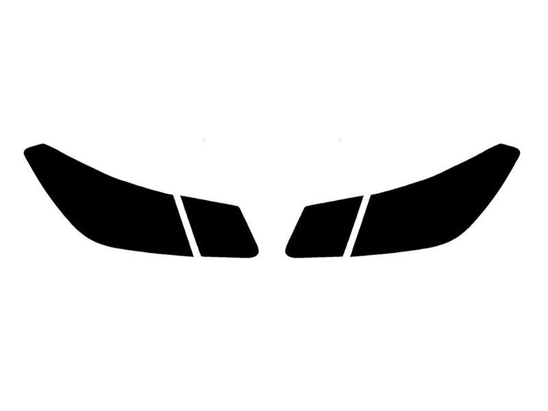 e-class (coupe) Precut Tail Light Tint Diagram