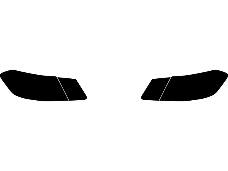 e-class (sedan) Precut Tail Light Tint Diagram
