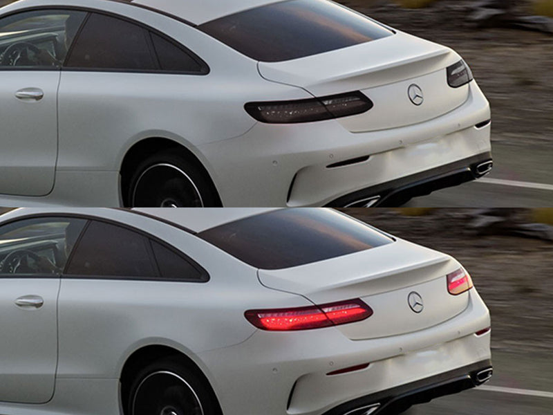 e-class (coupe) Before and After Smoked Taillights