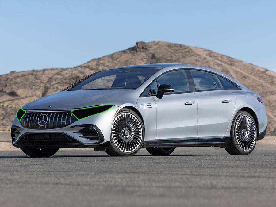 mercedes-benz eqs 2022-2024 Headlight Tint Location