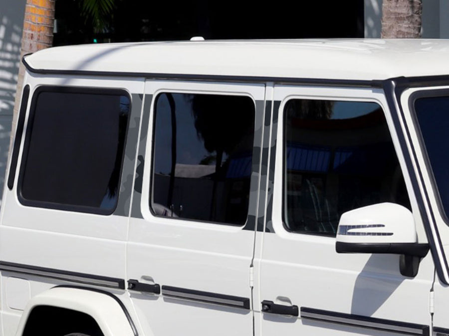 mercedes-benz g-class 2002-2011 Camo Pillar Cover Diagram