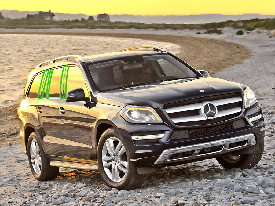 mercedes-benz gl-class 2007-2012 Pillar Post Trim Installation Location