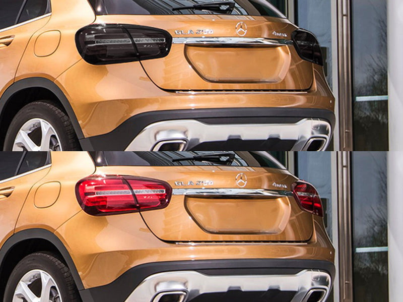gla-class Before and After Smoked Taillights