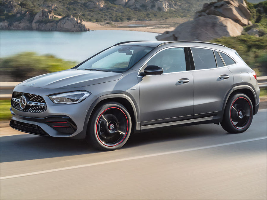 mercedes-benz gla-class 2021-2024 Piano Black Pillar Trim