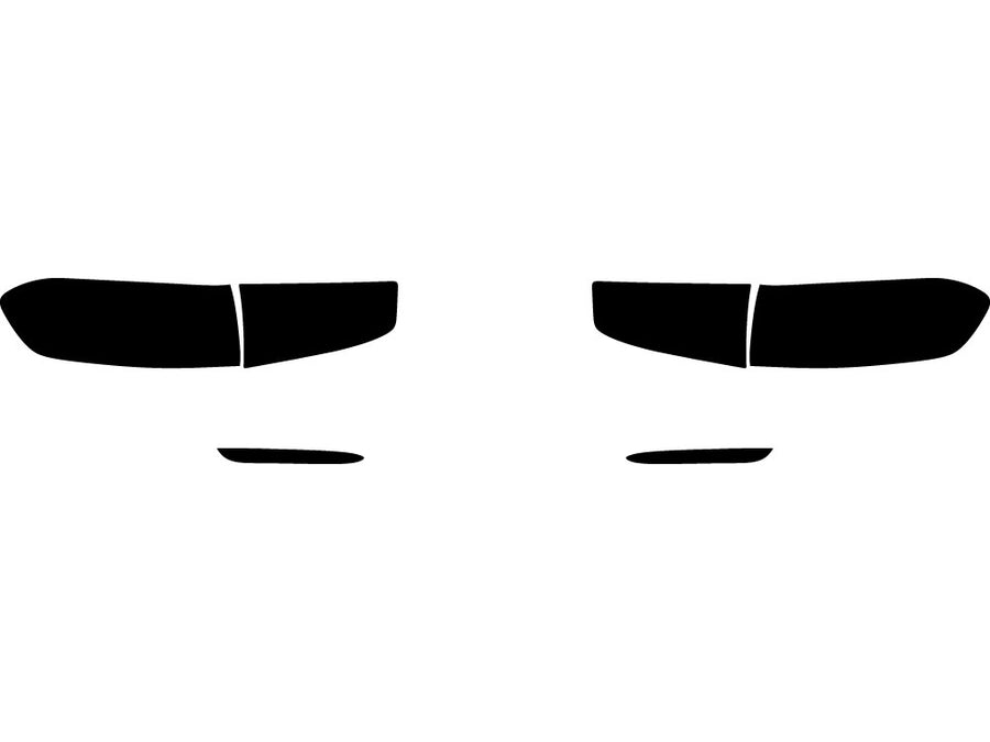 glb-class Precut Tail Light Tint Diagram