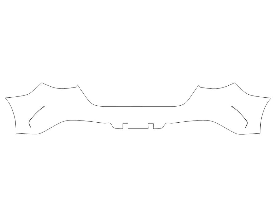 glc-class Avery Dennison Clear Bra Door Cup Precut PPF Diagram