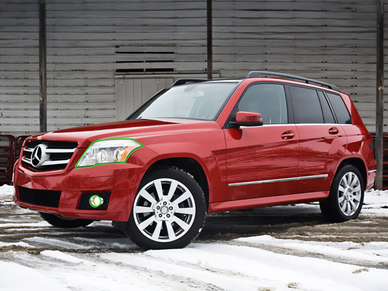 mercedes-benz glk-class 2010-2012 Headlight Protection Installation Location