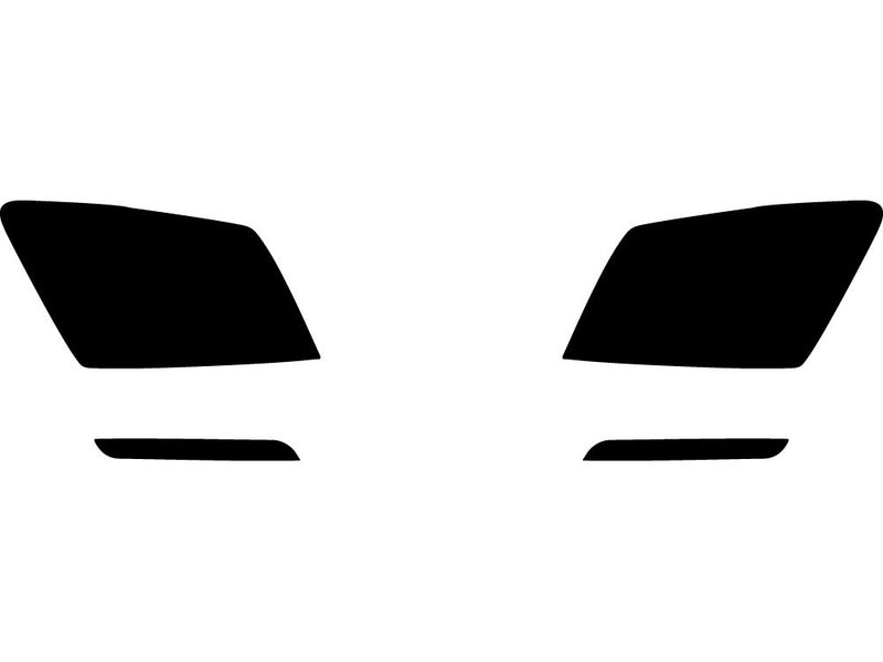 glk-class Precut Tail Light Tint Diagram