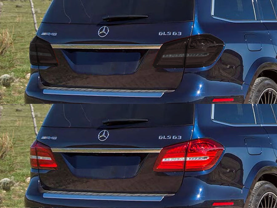gls-class Before and After Smoked Taillights