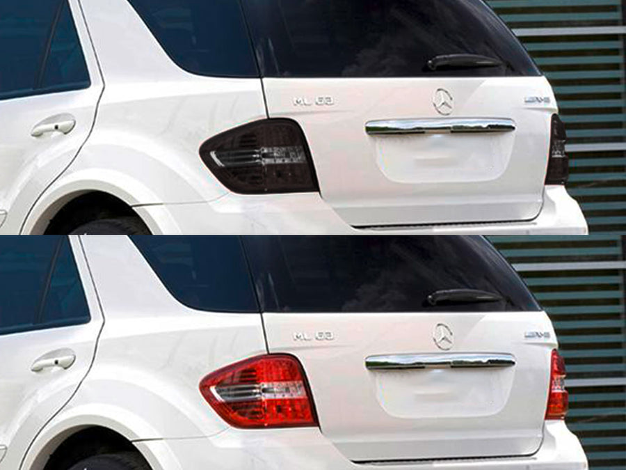 m-class Before and After Smoked Taillights