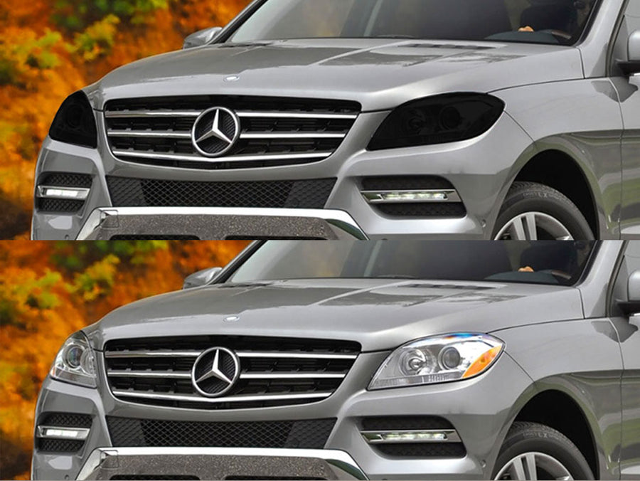 mercedes-benz m-class 2012-2015 Headlight Tint Appearance