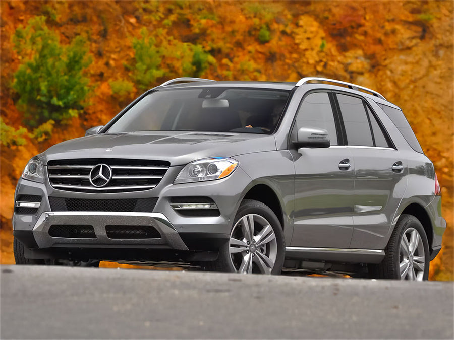 mercedes-benz m-class 2012-2015 Piano Black Pillar Trim