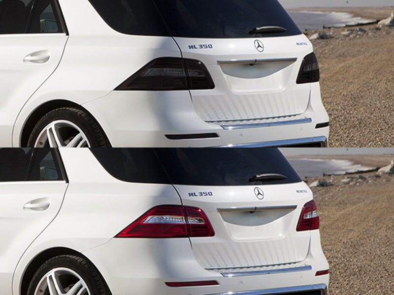 m-class Before and After Smoked Taillights