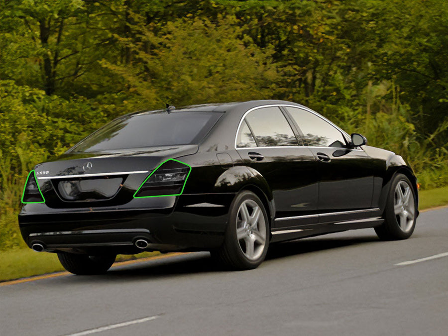 s-class Tail Light Tint Installation Points