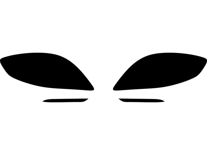 s-class (sedan) Precut Tail Light Tint Diagram