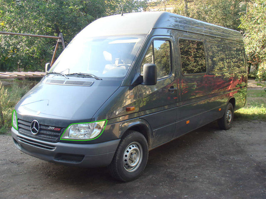 mercedes-benz sprinter 1995-2006 Headlight Protection Installation Location