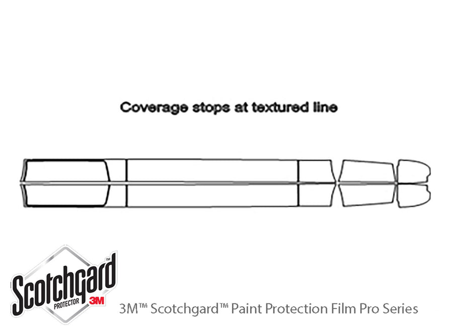 sprinter 3M Clear Bra Door Cup Precut PPF Diagram