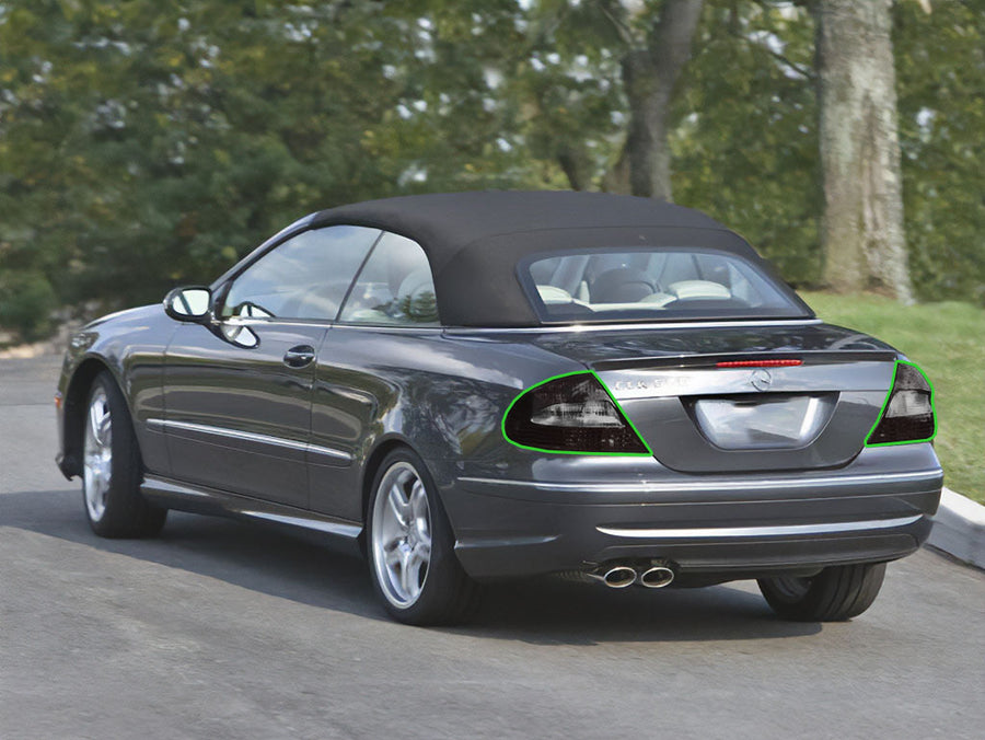 clk-class Tail Light Tint Installation Points
