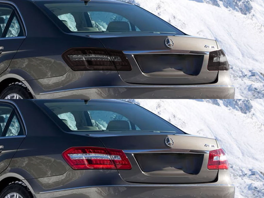 e-class (sedan) Before and After Smoked Taillights