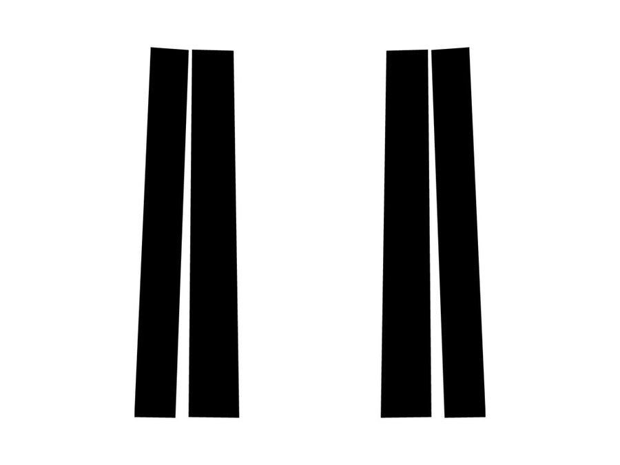 mercury cougar 1990-1997 Gloss Black Pillar Trim
