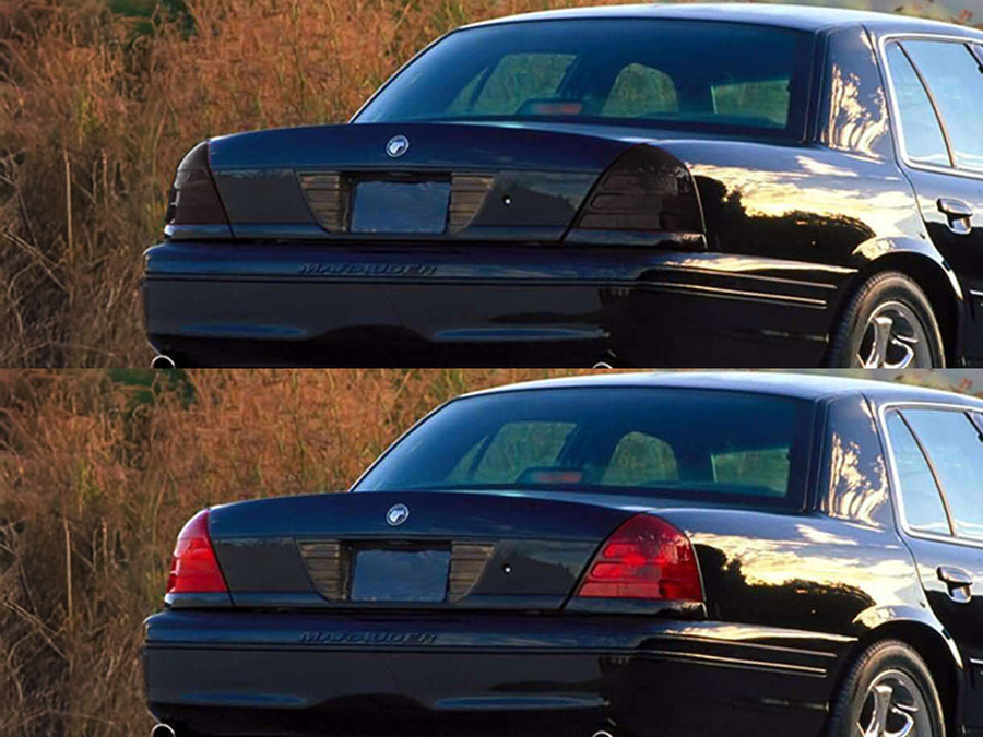 marauder Before and After Smoked Taillights