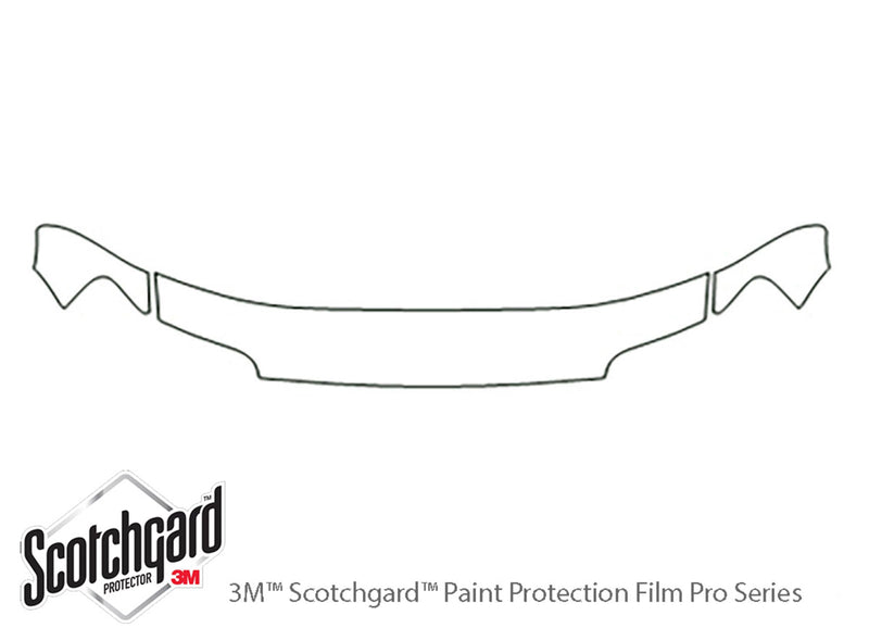 mariner 3M Clear Bra Hood Precut PPF Diagram