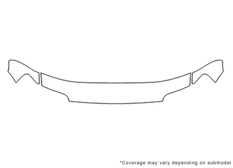 mariner 3M Clear Bra Hood Precut PPF Diagram