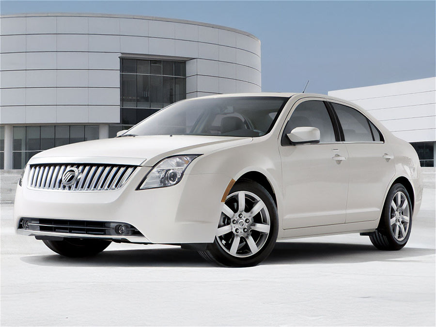 mercury milan 2006-2011 Brushed Aluminum Black Pillar Trim