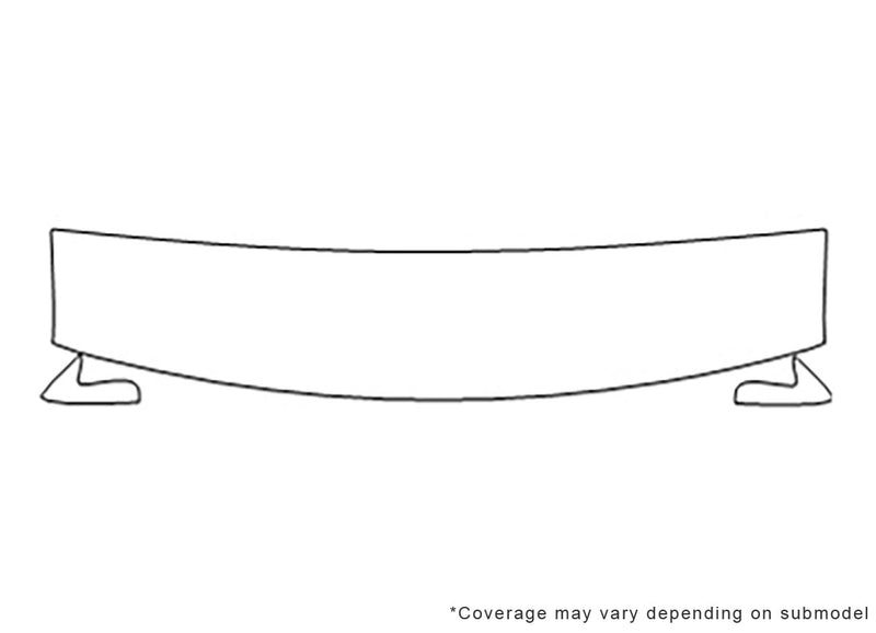 mountaineer 3M Clear Bra Hood Precut PPF Diagram
