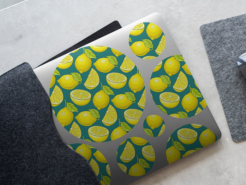 meringue pie fruit DIY Laptop Stickers